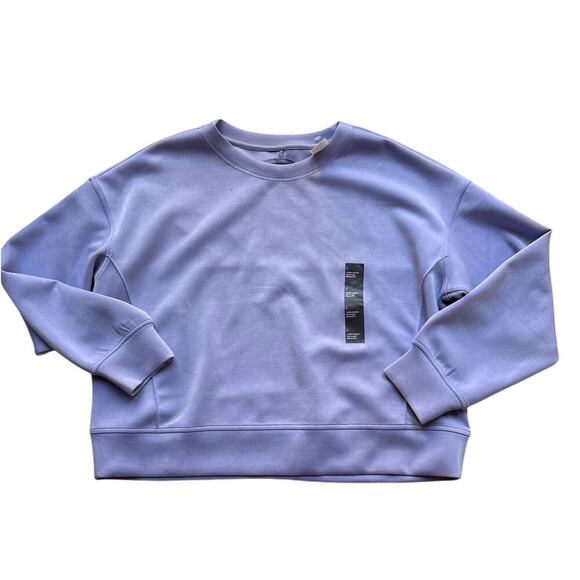 All in Motion Sweatshirt Size L Lilac Lavender Crewneck Soft NWT - Picture 1 of 6